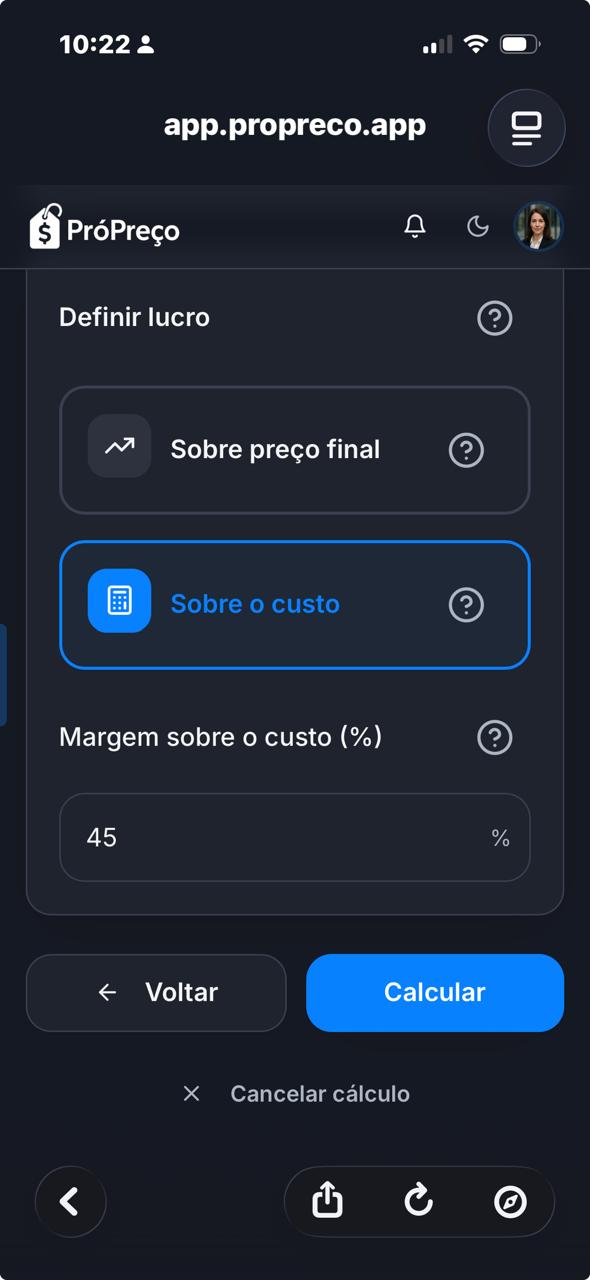 Lucro e margem