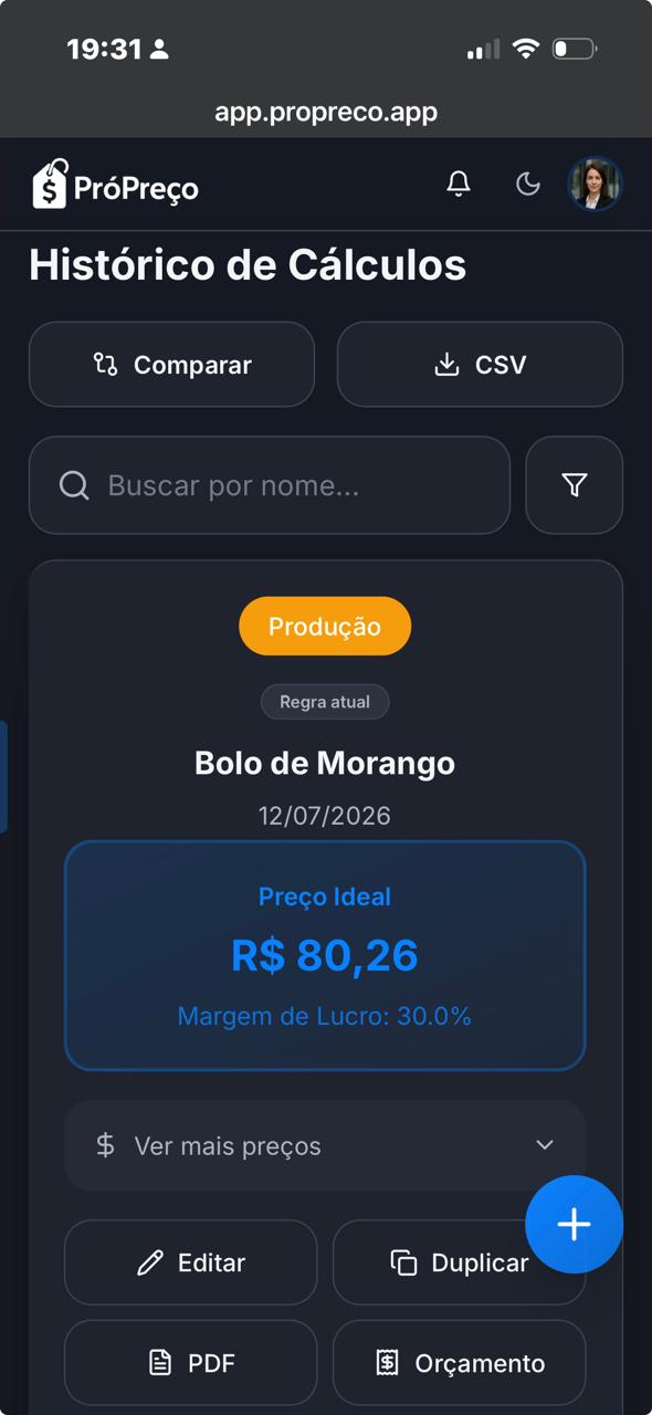 Detalhe do cálculo